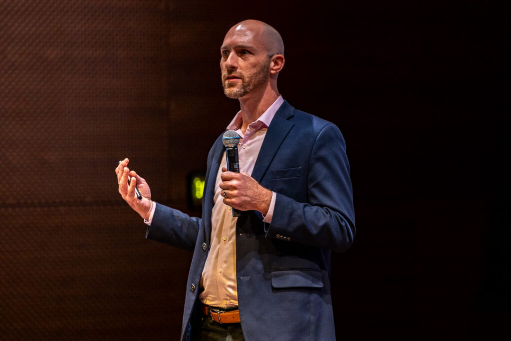 Will Melton delivering an innovation and AI keynote